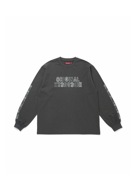 Original L/S Tee (CHARCOAL GRAY) / 西浦徹 コラボ ロンT