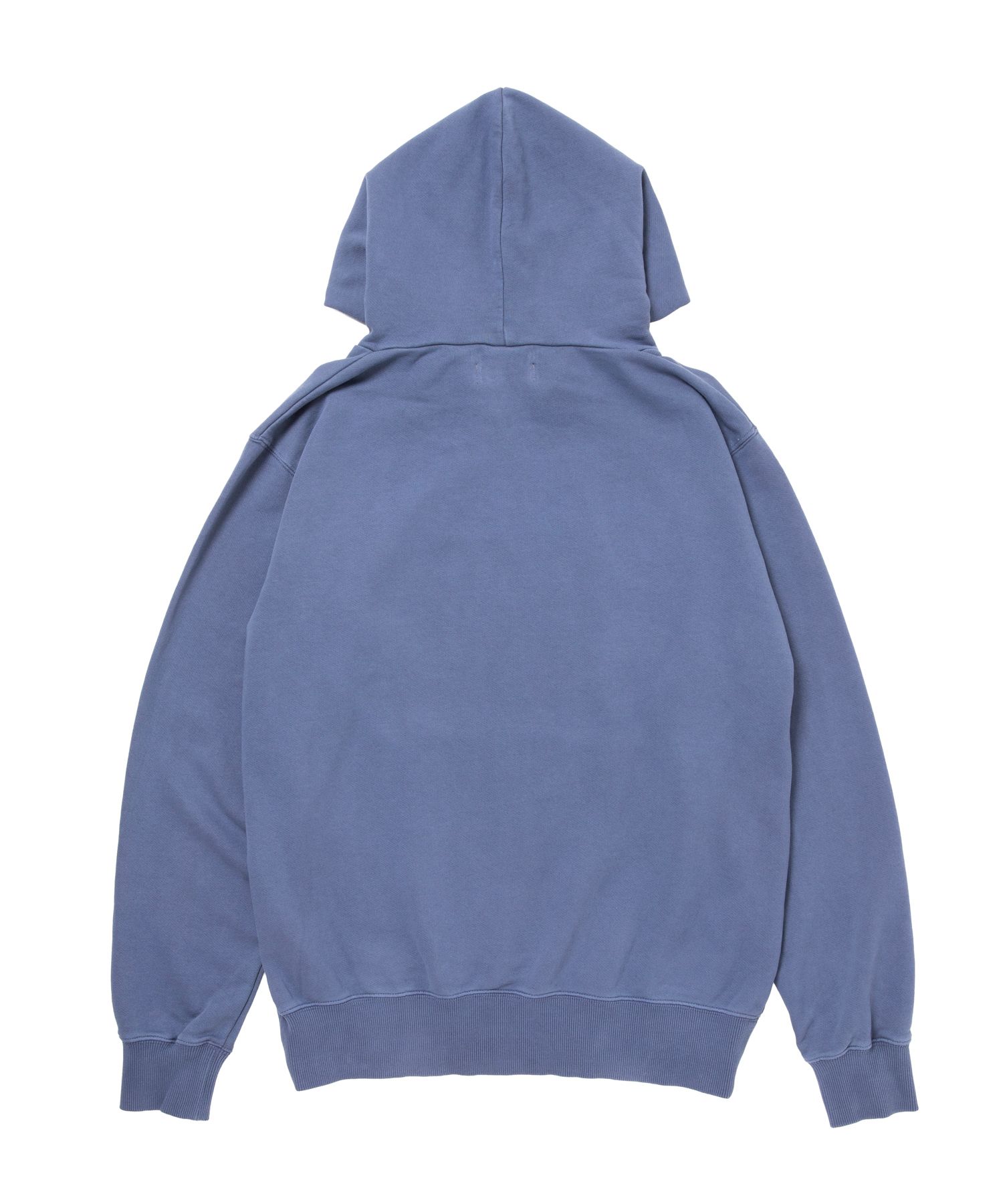 ATHLETIC PARKA (NAVY) / ロゴ プリント ピグメント スウェット パーカー