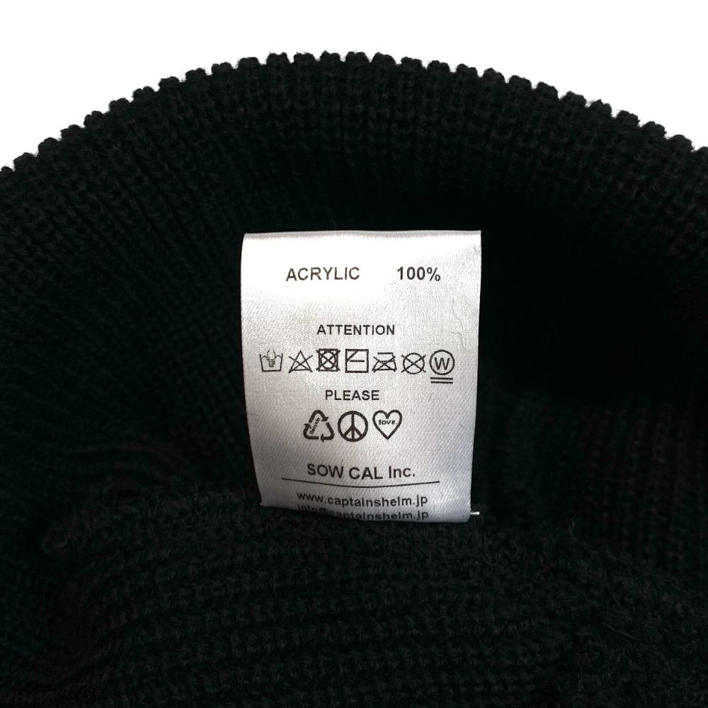 24/7 WATCH CAP (BLACK) / オリジナル ワッチキャップ