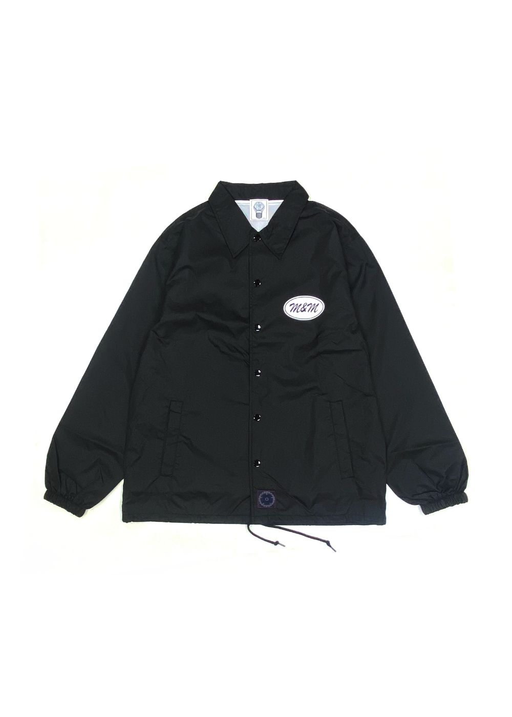 Coach Jacket (BLACK) / プリント コーチジャケット