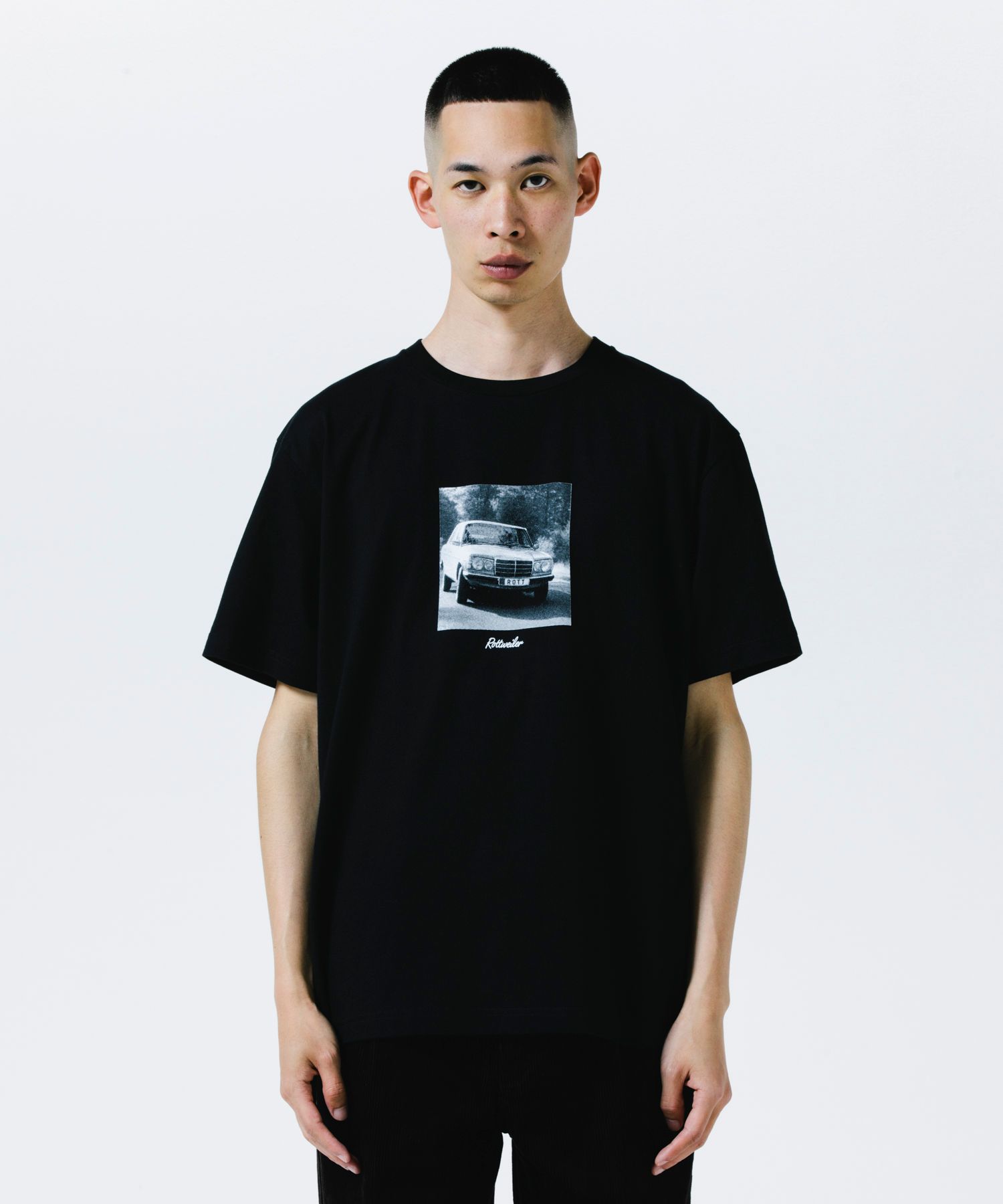 R9 PHOTO TEE (BLACK) /  オリジナル フォトプリント Tシャツ