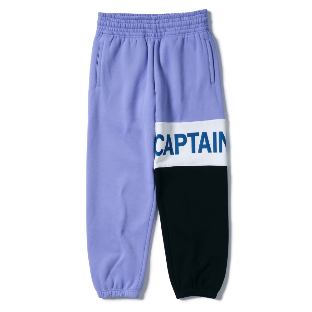 CAPTAINS HELM - TM LOGO SWITCH PANTS (BLACK×WHITE×LAVENDER