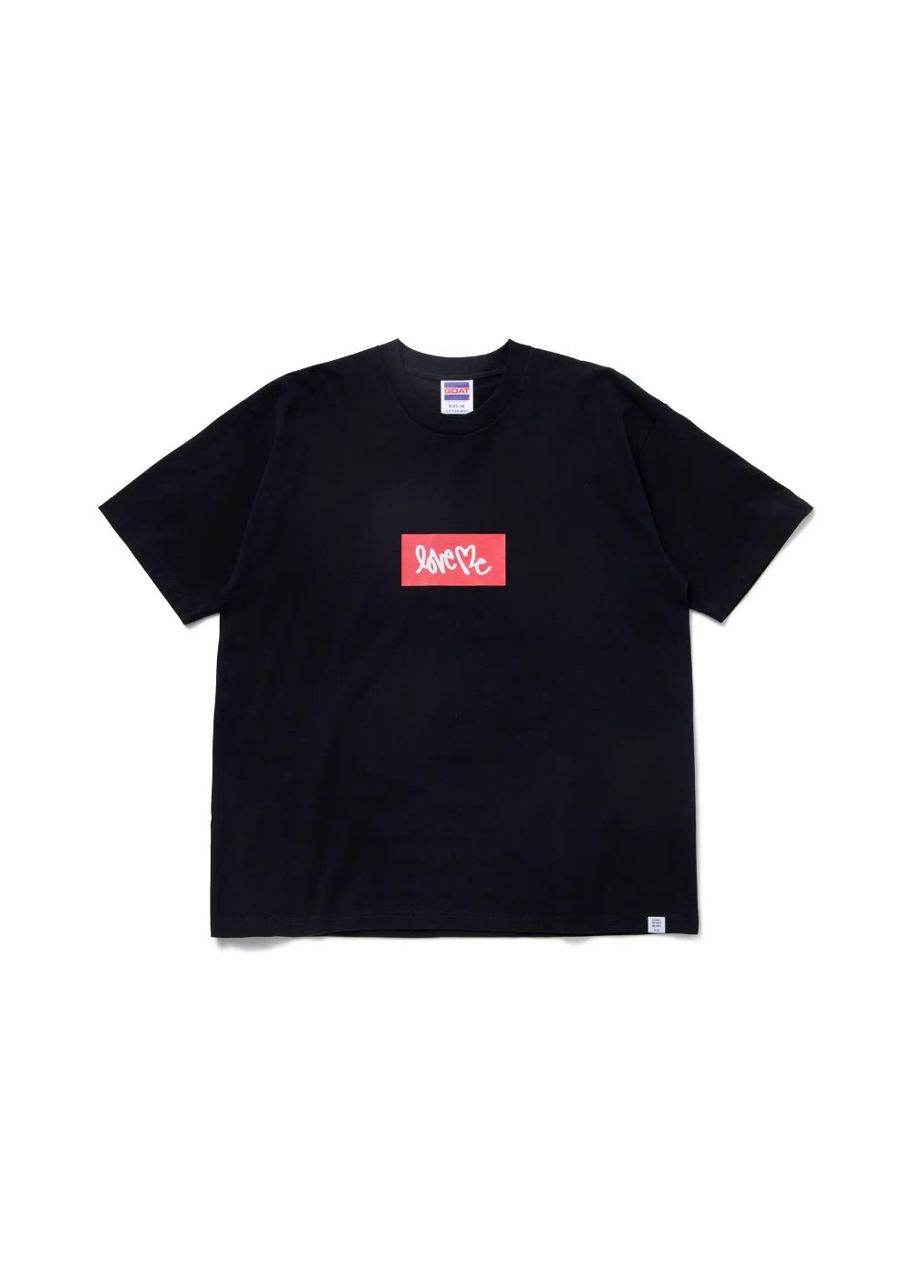 S/S LOVE ME LOGO TEE "HARBOUR" (BLACK) / カーティス・クリグ コラボ Tee