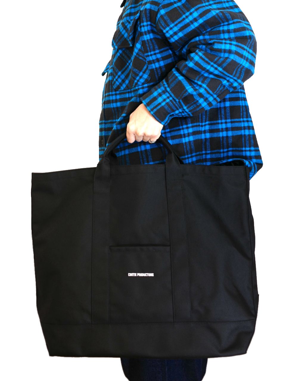 COOTIE PRODUCTIONS - Standard Tote Bag - L (BLACK) / スタンダード