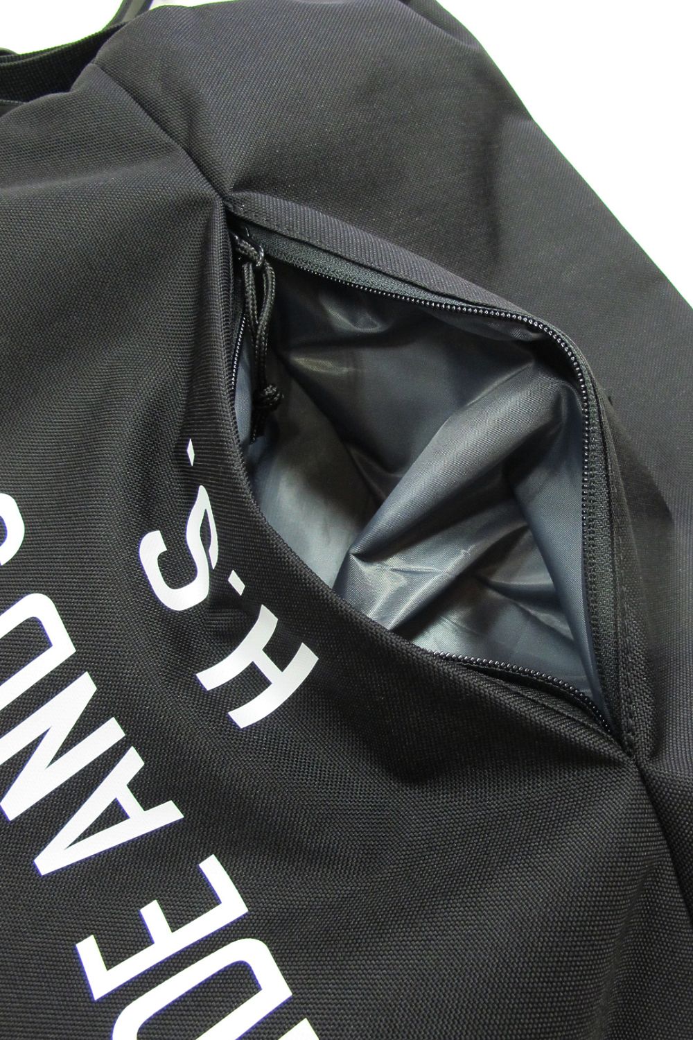 HIDE AND SEEK - × CHROME / GYM BAG (BLACK) / クローム コラボ