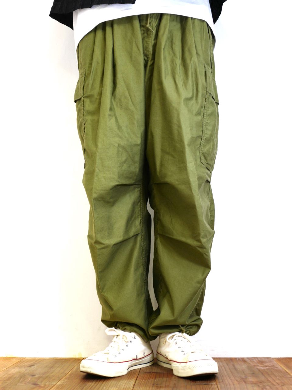 COOTIE PRODUCTIONS - Back Satin Error Fit Cargo Easy Pants (OLIVE 