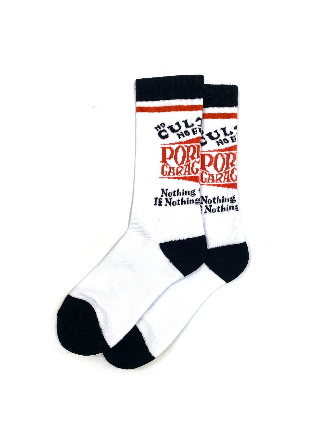 WAVE LOGO SOX (WHITE) / ジャガード ロゴ ソックス