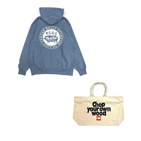 PORKCHOP GARAGE SUPPLY 新作販売告知 / 春の羽織りにお薦めのジップパーカー&大容量のキャンバストート。