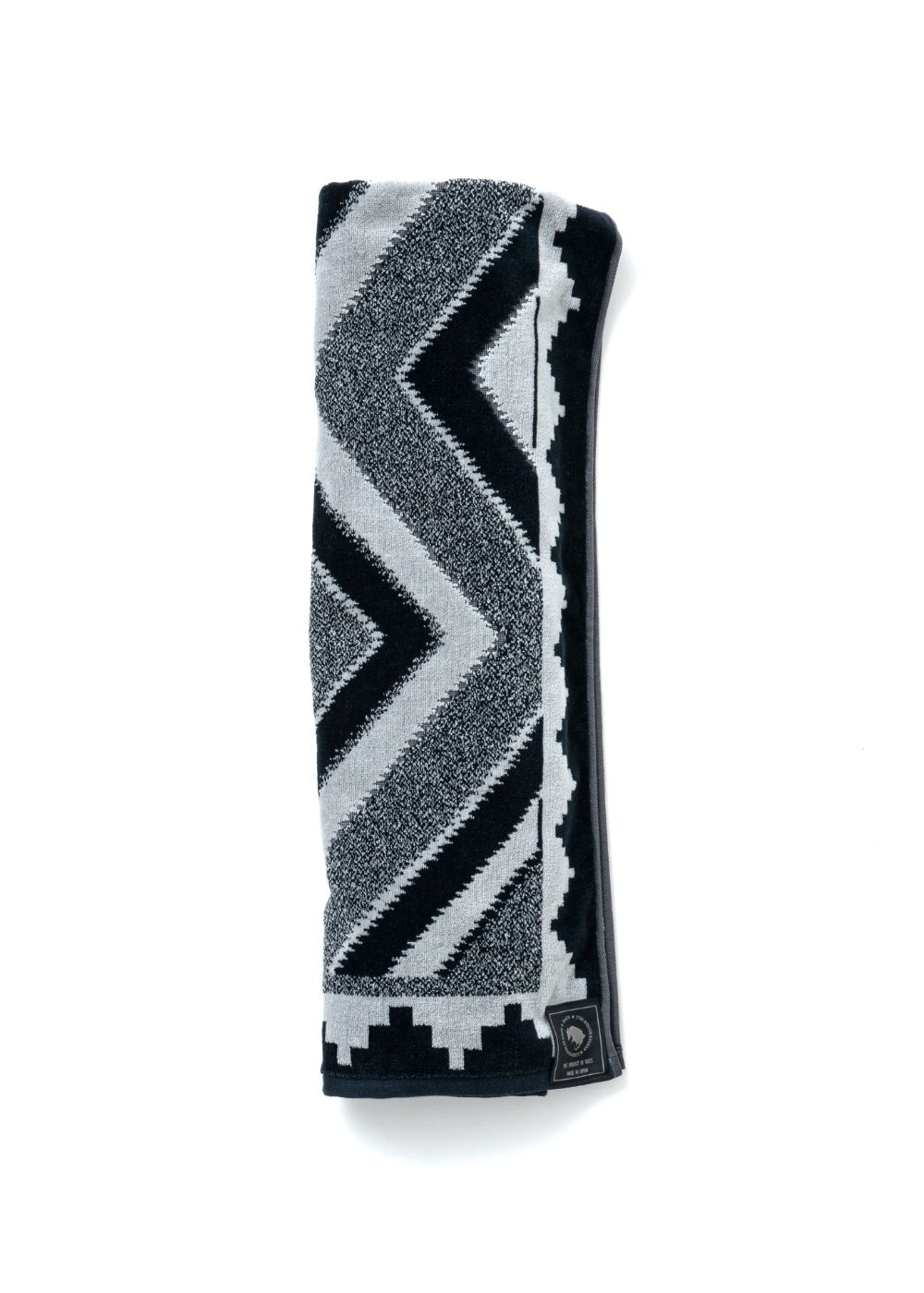 RATS - TOWEL BLANKET (BLACK×GRAY) / ネイティブパターン