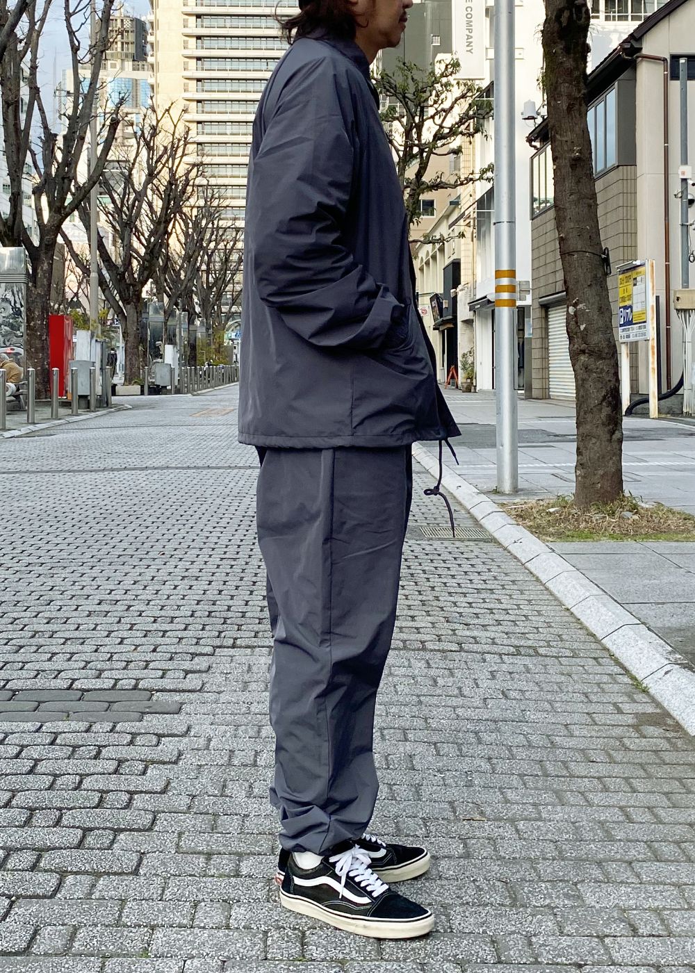 Coaches Jacket (CHARCOAL GRAY) / ナイロン コーチ ジャケット / セットアップ可能