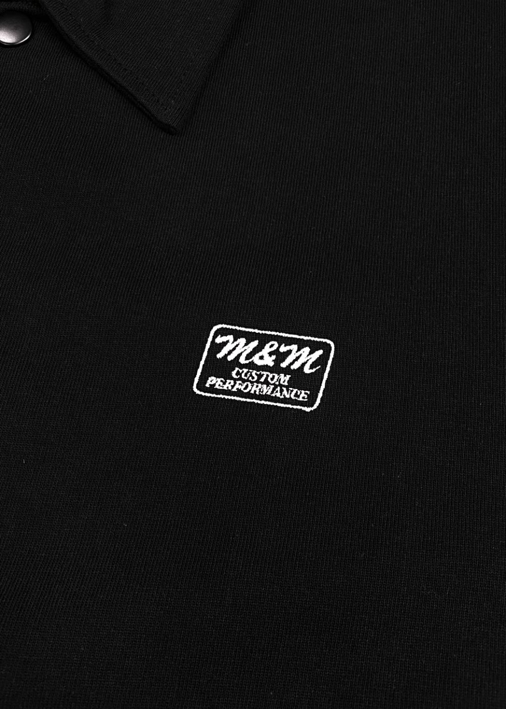 M&M CUSTOM PERFORMANCE - COTTON JERSEY JACKET (BLACK