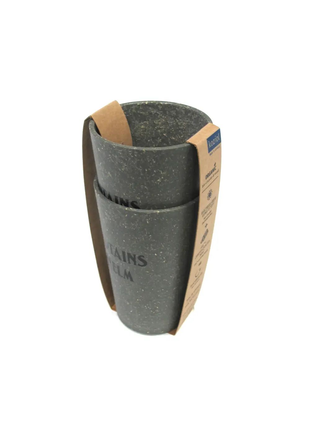 PURE MATERIAL CUP SET (GRAY) / カップ 2個セット
