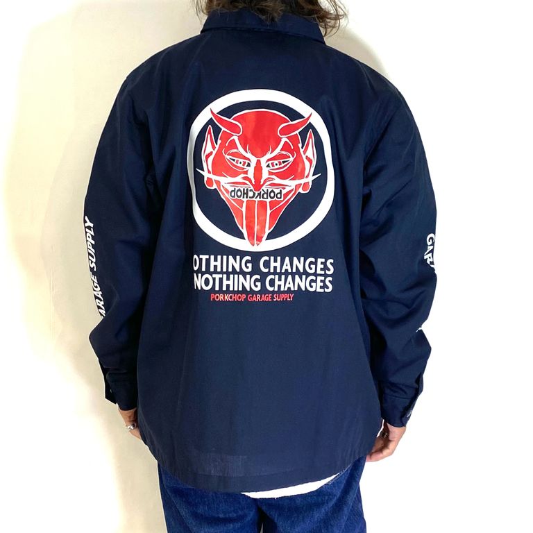 PORKCHOP GARAGE SUPPLY - 【ラスト1点】NOTHING DEVIL COACH JKT 