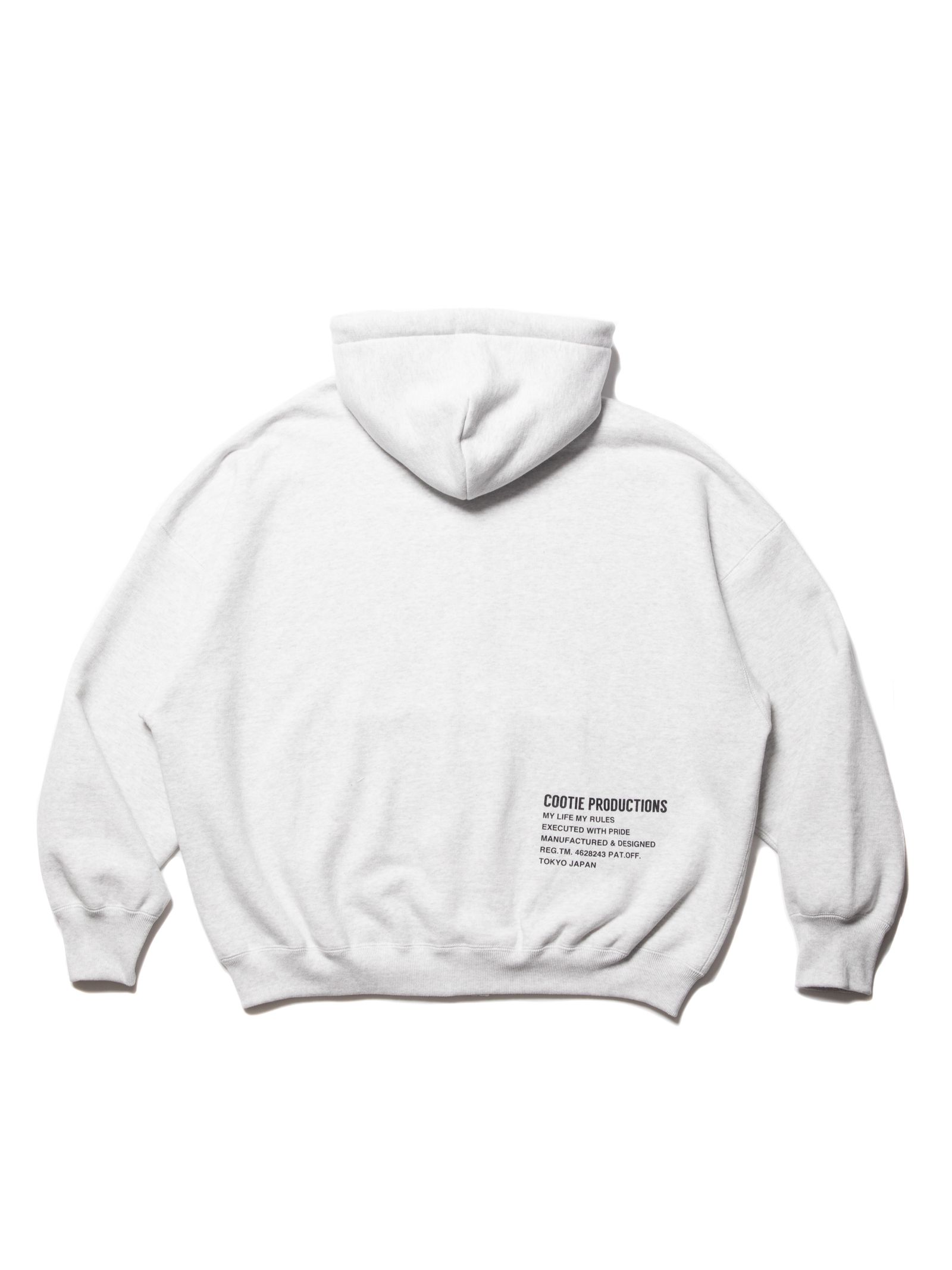 COOTIE クーティー パーカー サイズ:S 23SS カレッジロゴ オーバーダイ ヘビー スウェット パーカー Heavy Oz Sweat Hoodie ブラック 黒 トップス フーディー スウェットシャツ【メンズ】【美品】