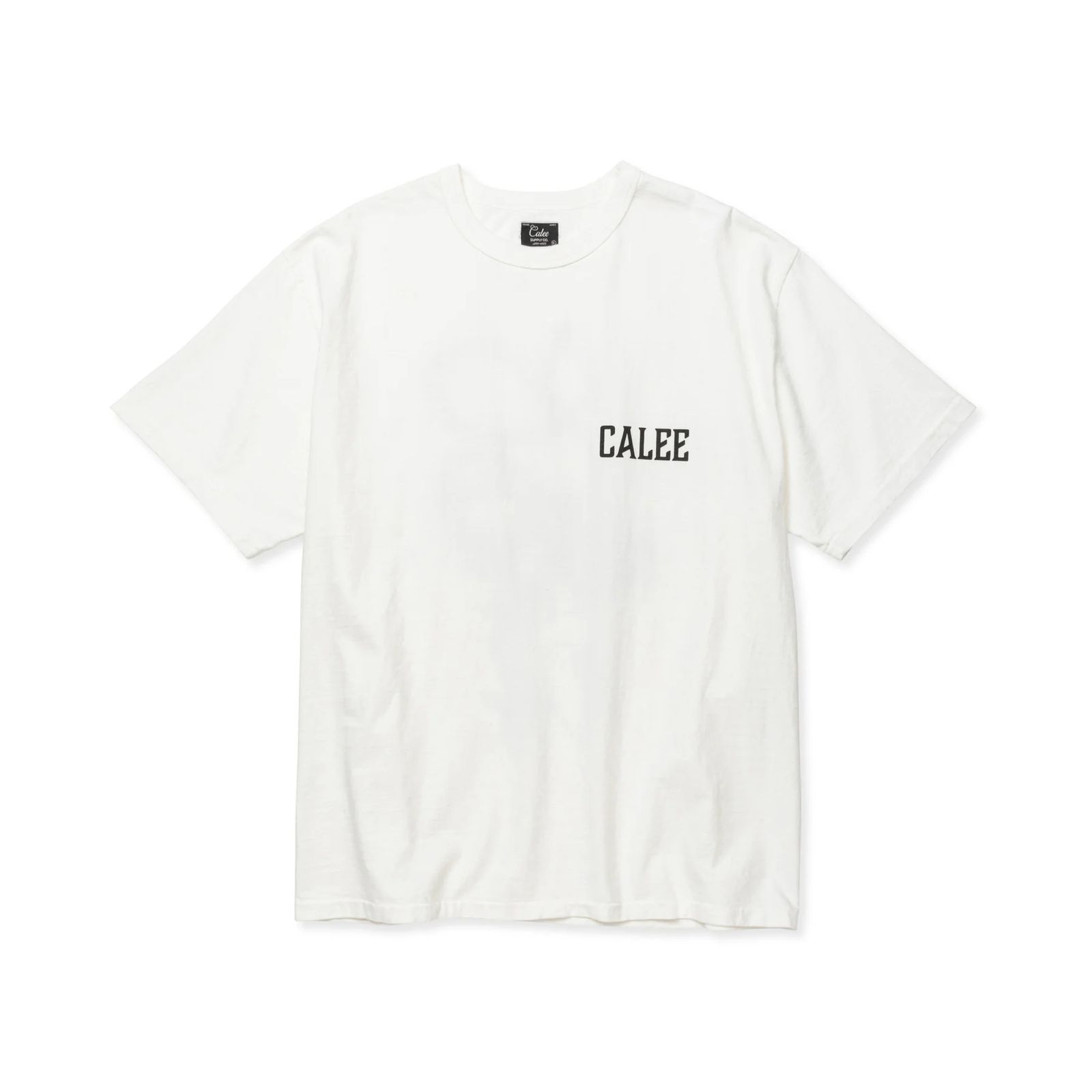 CALEE - VINTAGE TYPE CALEE NATIONAL LOGO S/S TEE (BLACK