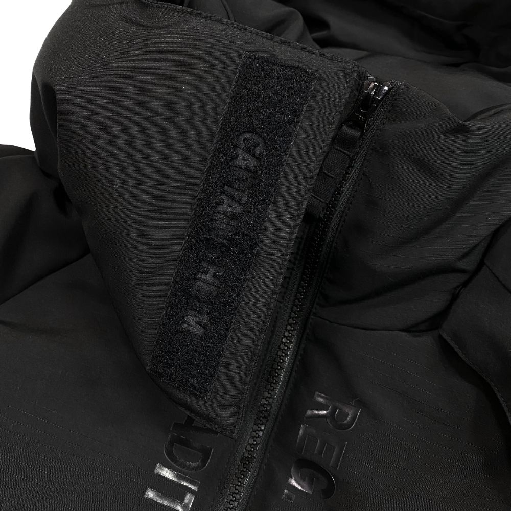 DETACHABLE HOOD TECH JACKET (BLACK) / ハイスペック パフジャケット
