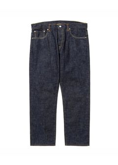 【ラスト1点】VINTAGE REPRODUCT TAPERED DENIM PANTS (INDIGO BLUE) / オリジナル デニムパンツ