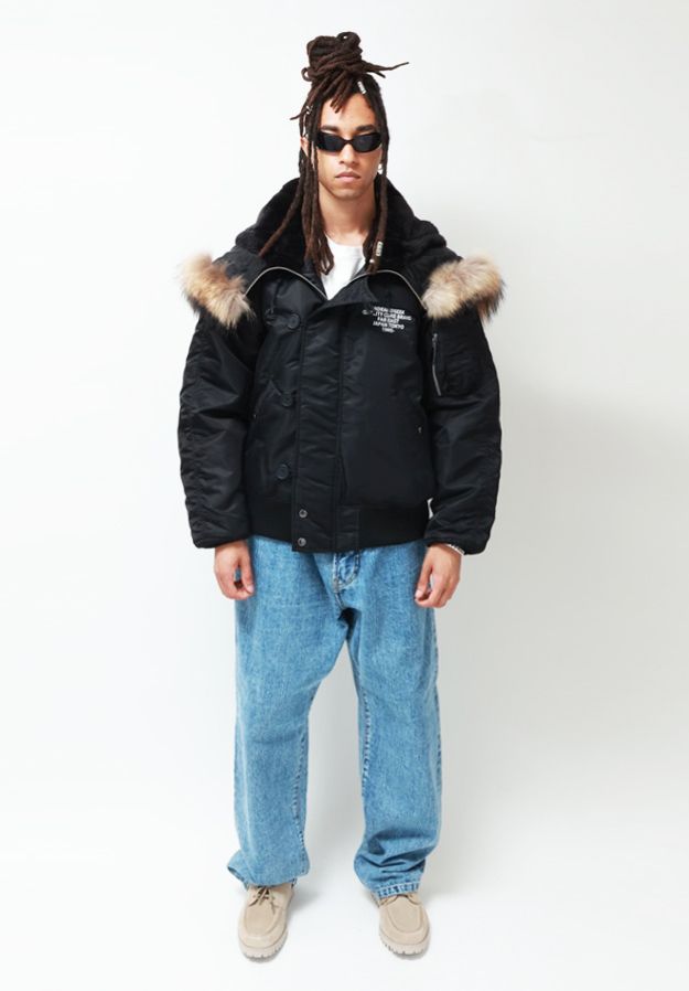 ×AVIREX N-2B (BLACK) / アヴィレックス ボディー N-2B