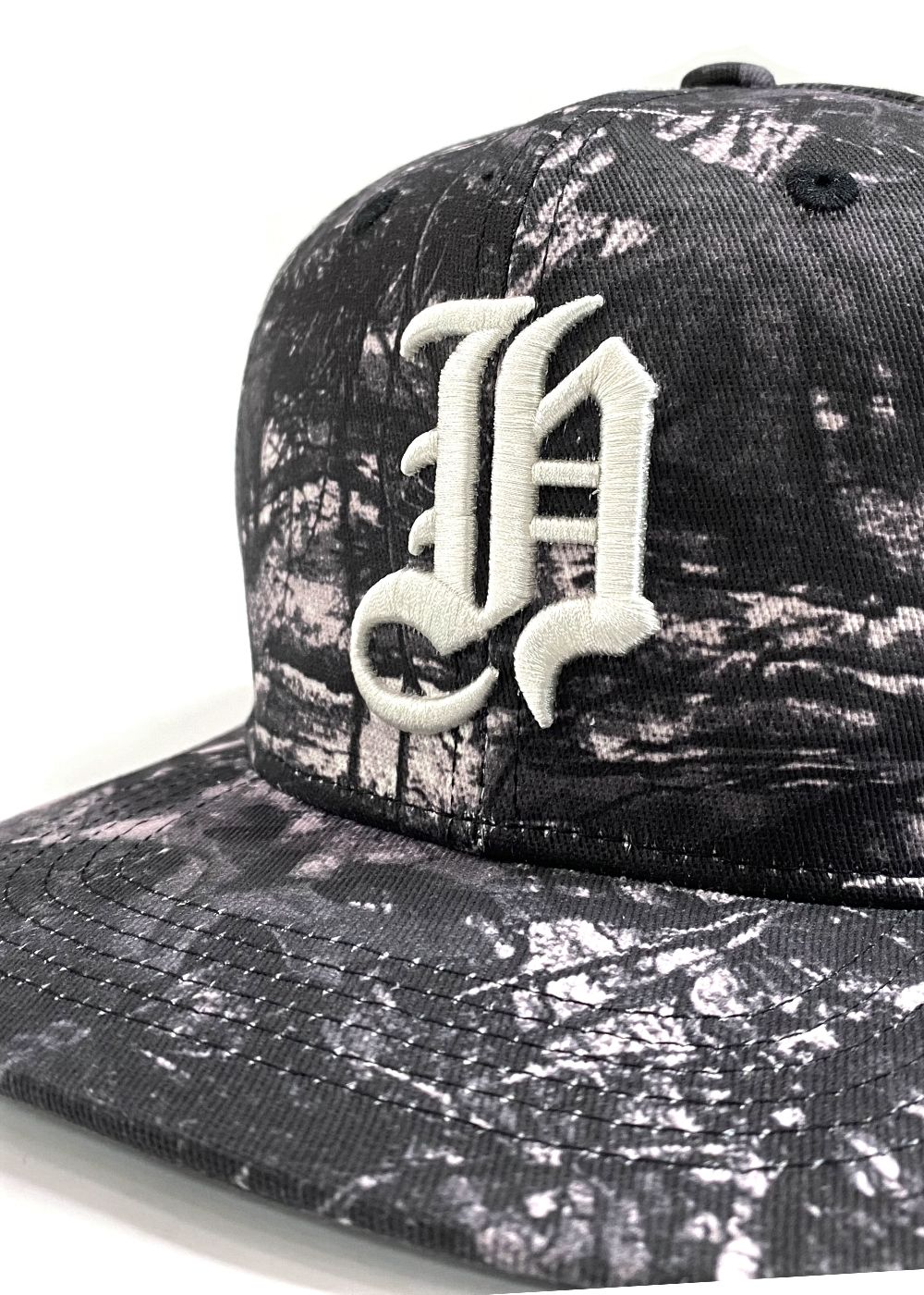 【ラスト1点】Camo Baseball CAP (BLACK CAMO) / オリジナル カモフラージュ ベースボールキャップ
