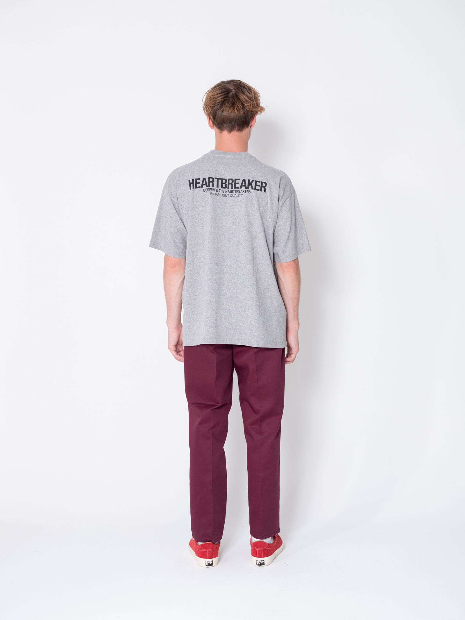 S/S LOVE ME LOGO TEE "HARBOUR" (GRAY) / カーティス・クリグ コラボ Tee