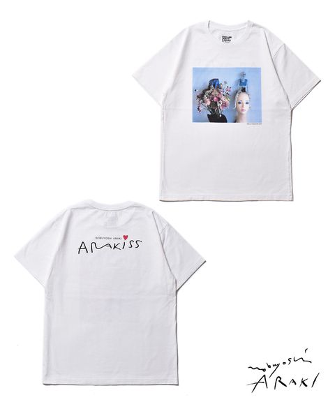 Araki Nobuyoshi×Stie-lo SANJU T-SH (WHITE) / ×荒木経惟×スティーロ コラボTシャツ