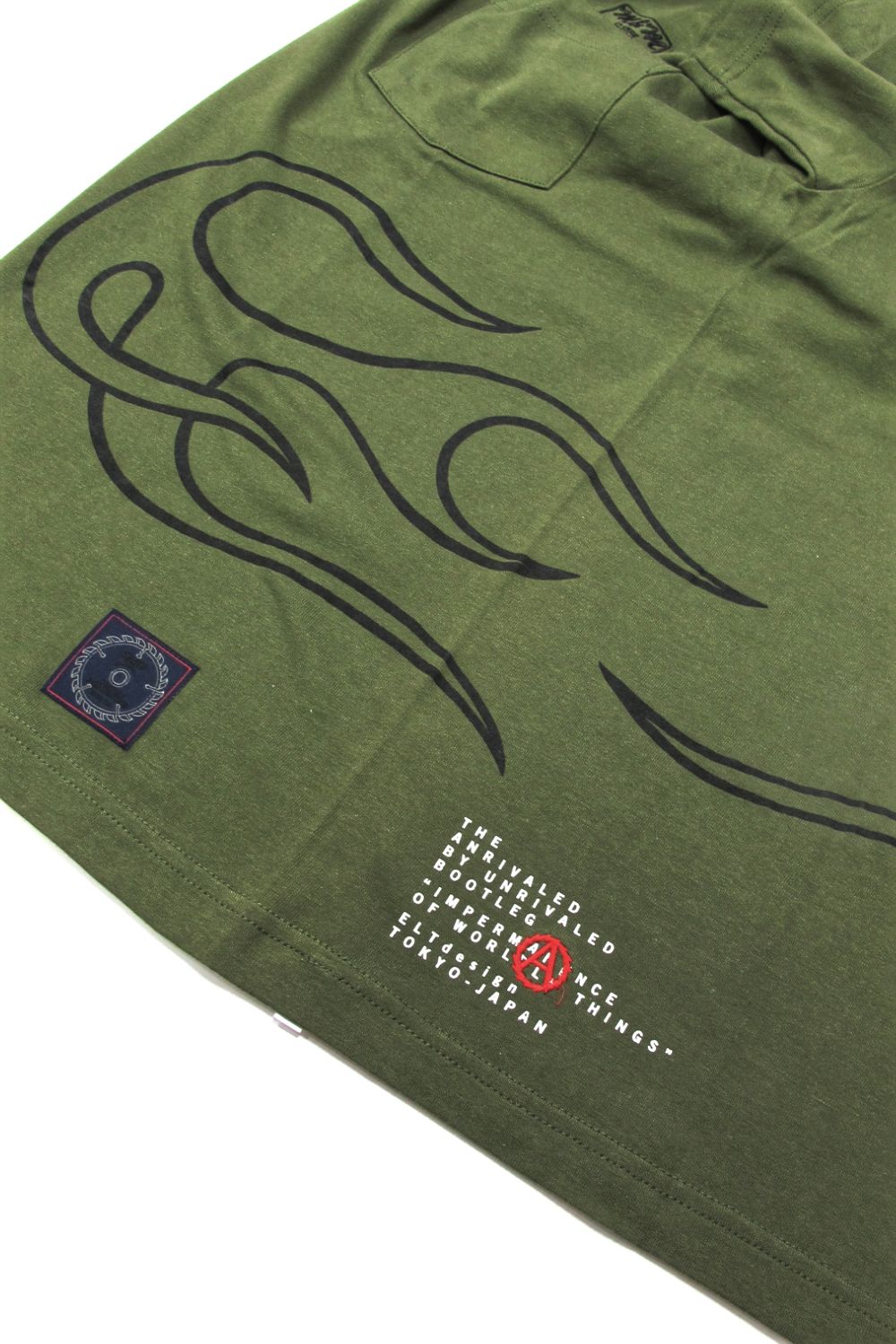 PRINT S/S TEE (CITY GREEN) / アンライバルド コラボT