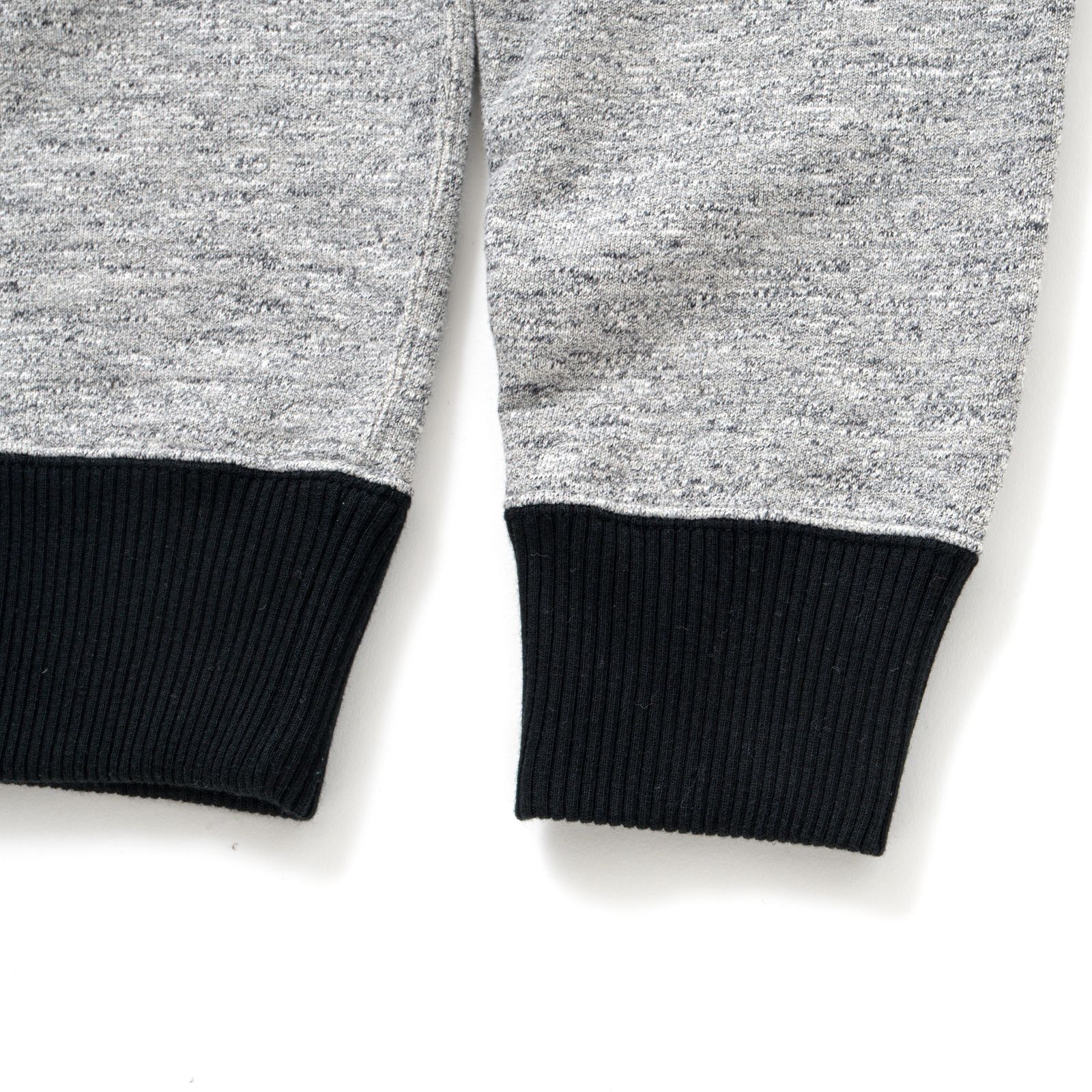 HALF ZIP UP SWEAT (HEATHER GRAY) / ハーフ ジップ スウェット