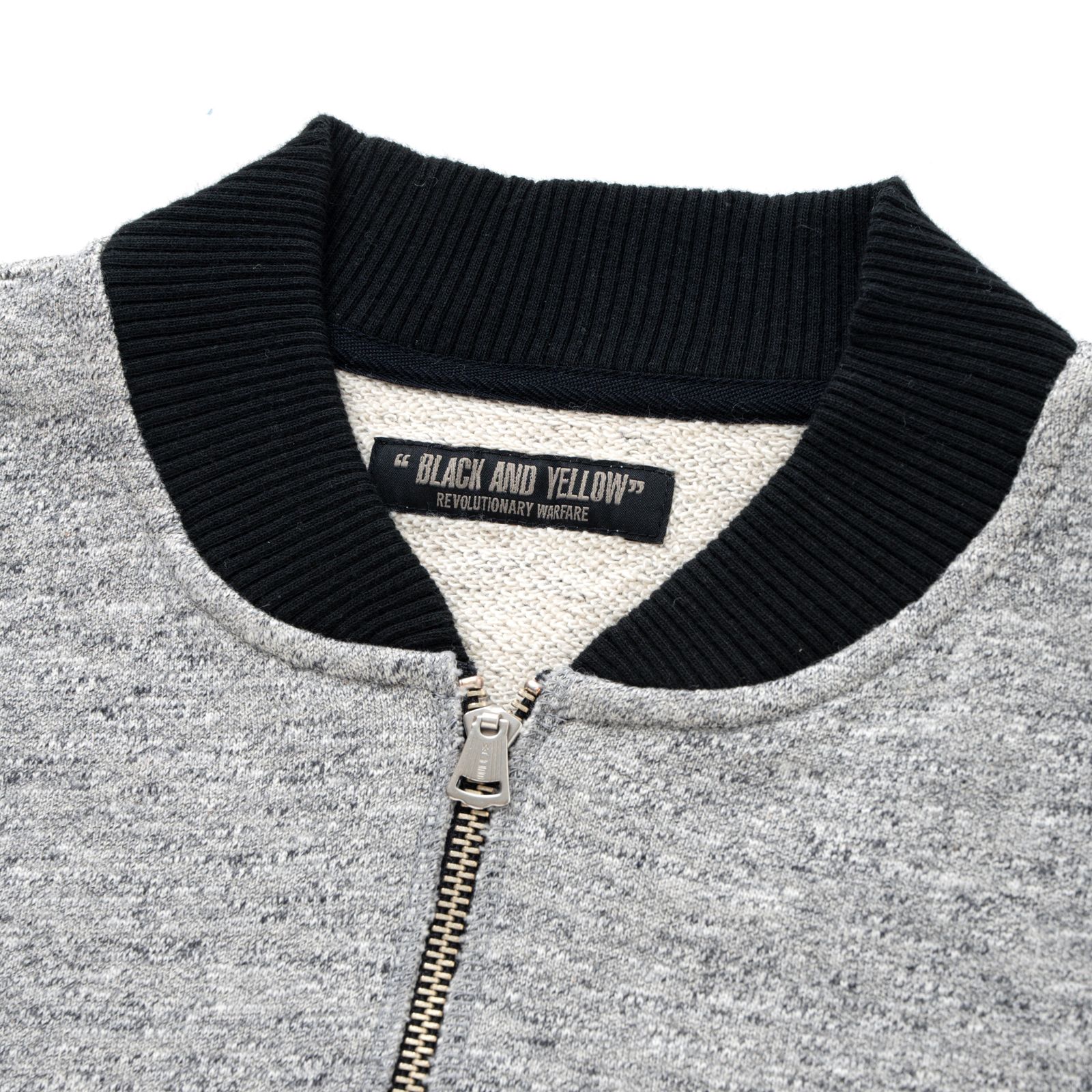 HALF ZIP UP SWEAT (HEATHER GRAY) / ハーフ ジップ スウェット