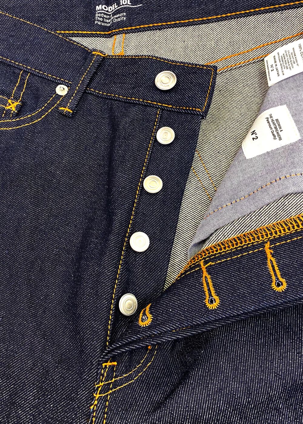 10L STRIGHT FIT DENIM PANTS "THUNDERS" (INDIGO) / 定番 デニム パンツ