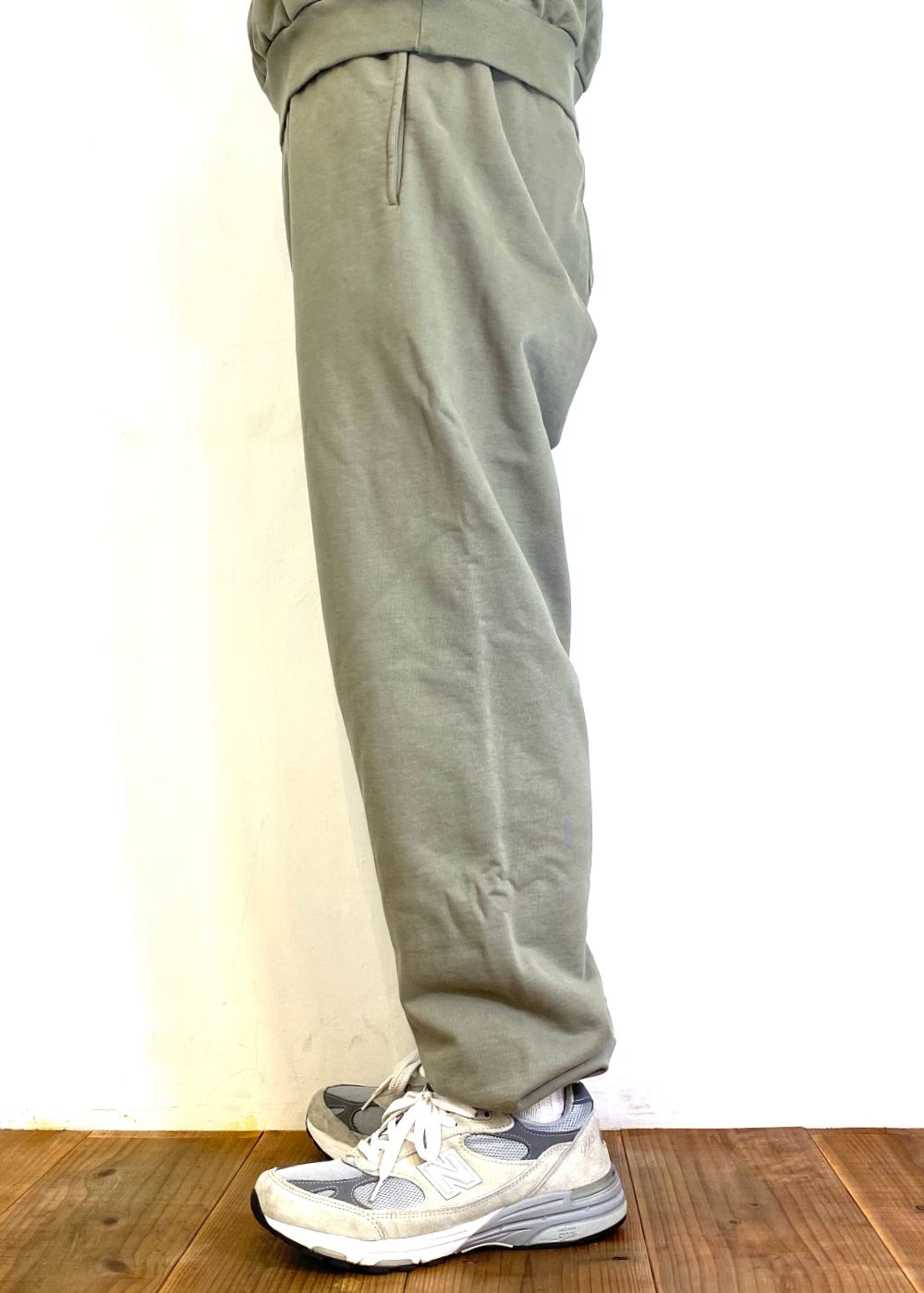 College Sweat Pant (OLIVE DRAB) / オリジナル セットアップスウェットパンツ / セットアップ可能