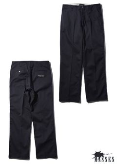 WORK PANTS L (×MASSES) (NAVY) / マシス コラボレーション チノパンツ