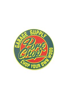 CIRCLE SCRIPT STICKER (GREEN) / サークルスクリプトステッカー