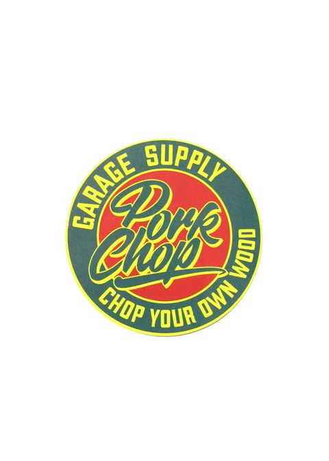 CIRCLE SCRIPT STICKER (GREEN) / サークルスクリプトステッカー