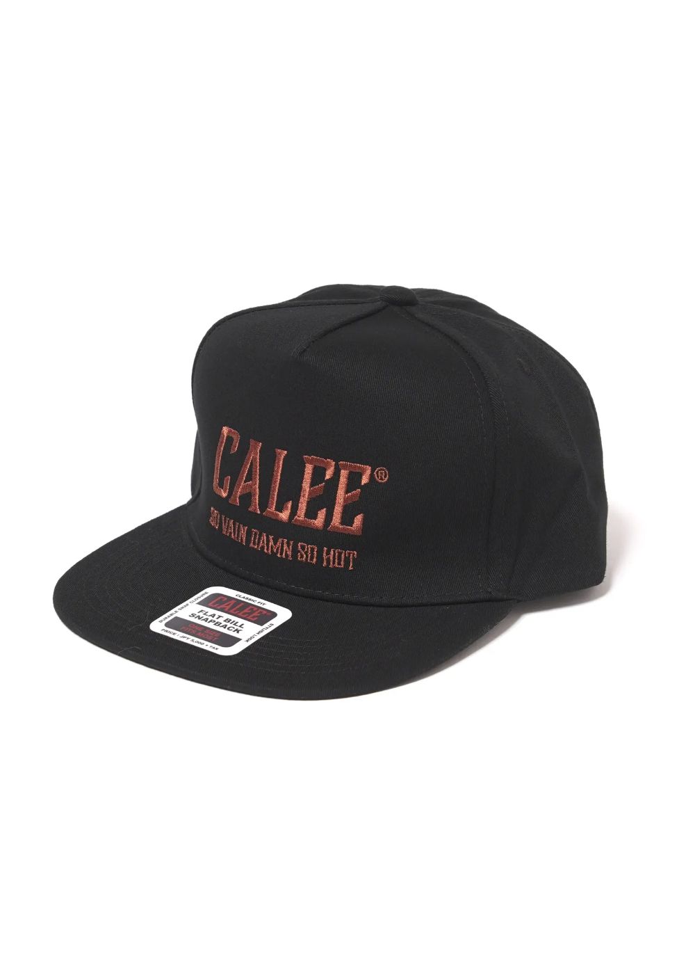 【ラスト1点】CALEE NATIONAL LOGO SOUVENIR CAP (ORANGE) / オリジナル ロゴ刺繍 キャップ
