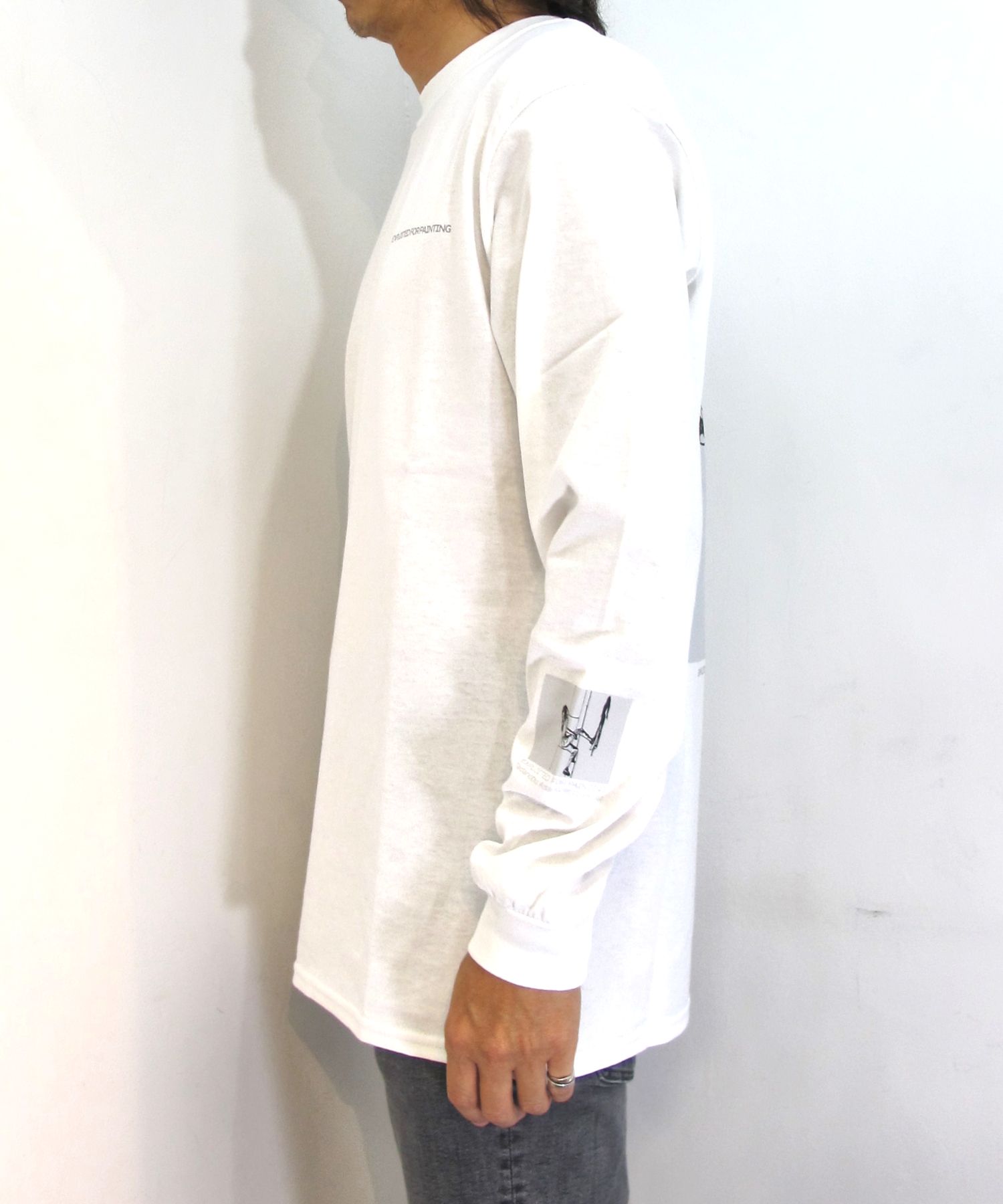 × Tadanobu Asano SKATER LS TEE (WHITE) / 浅野忠信 コラボロンT (スケーター)