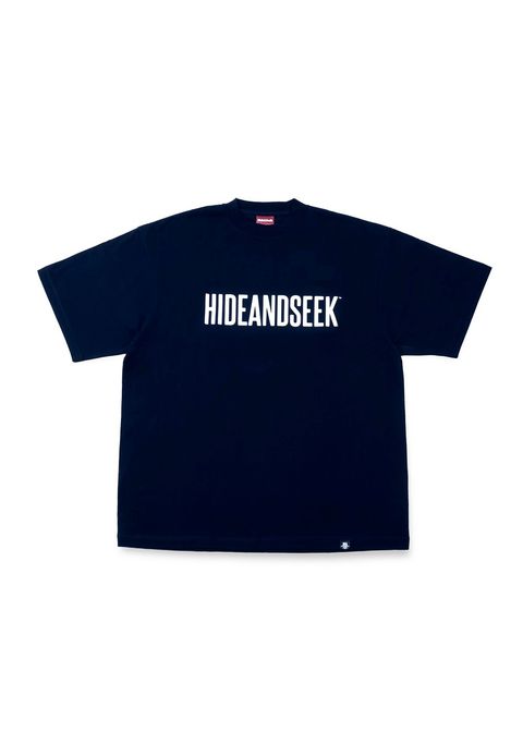 HAS Logo S/S Tee (BigSilhouette) (NAVY) / ヘビーオンス ワイド Tシャツ