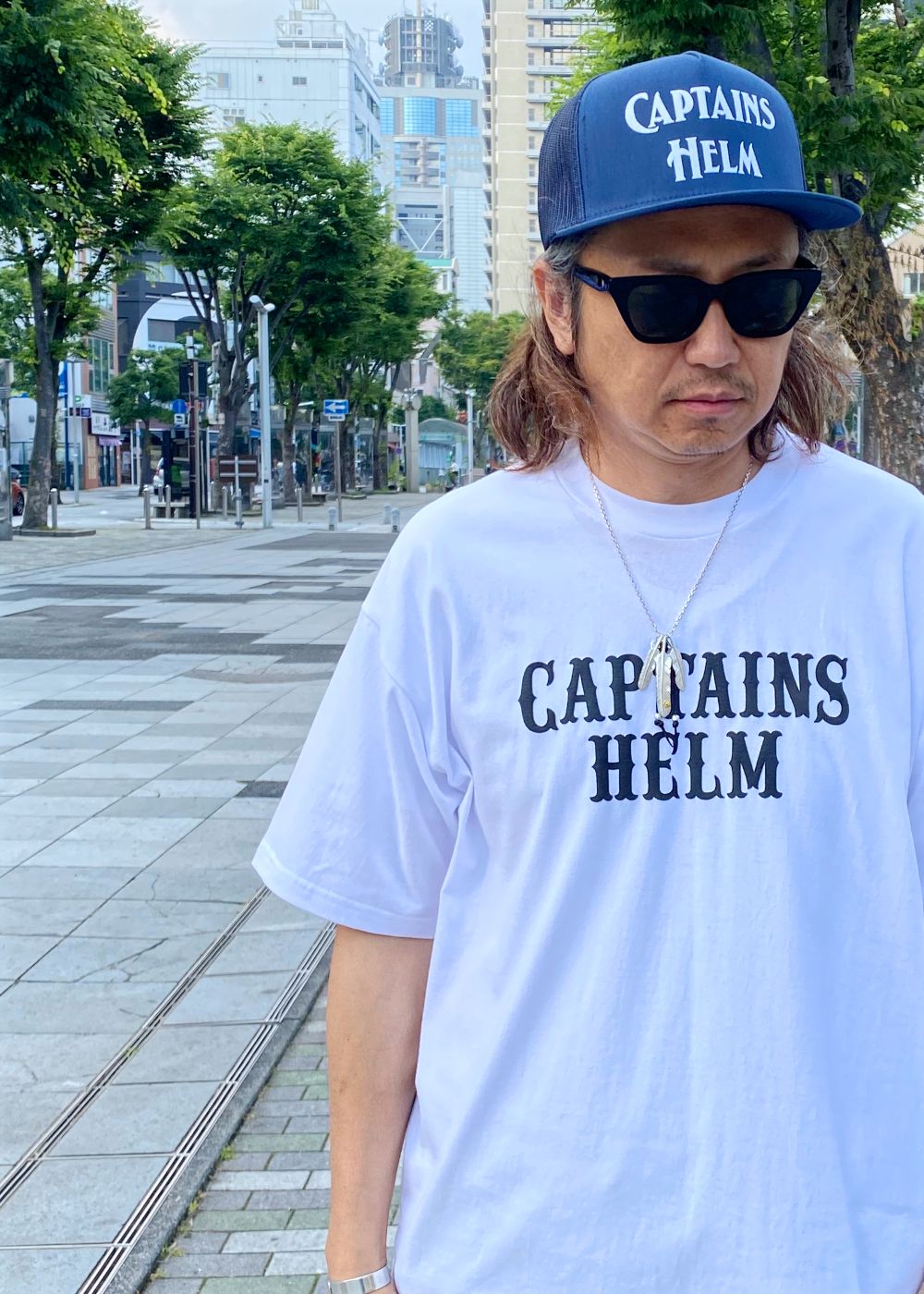 【ラスト1点】LOGO MESH CAP (NAVY) / ロゴ メッシュ キャップ