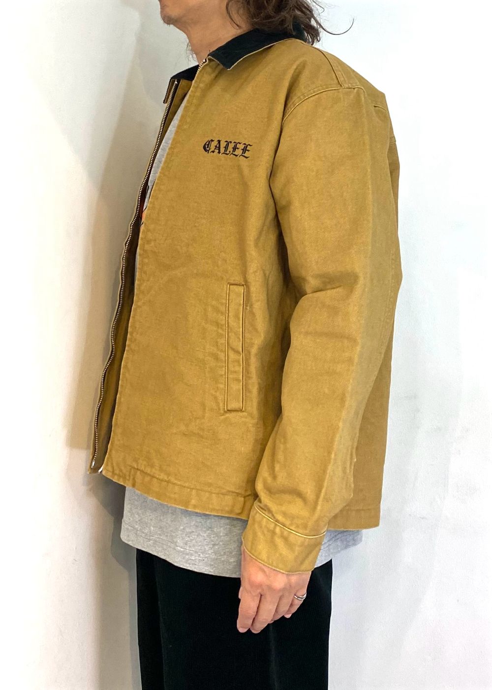 VINTAGE REPRODUCT CORDURY COLLAR DUCK JACKET (CAMEL) / ダック ワークジャケット