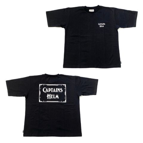 LOGO&MASK TEE (BLACK) / ロゴ&マスク プリントTee