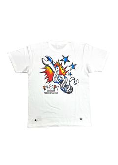 PRINT TEE (WHITE) / ロゴ プリント Tシャツ