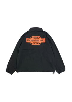 BAR&SHIELD TRACK JKT (BLACK) / バー&シールド ナイロン トラック ジャケット
