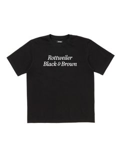 R9 B&B SS TEE (BLACK) /  オリジナル ロゴプリント Tシャツ