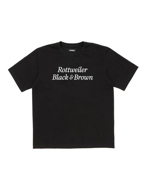 R9 B&B SS TEE (BLACK) /  オリジナル ロゴプリント Tシャツ