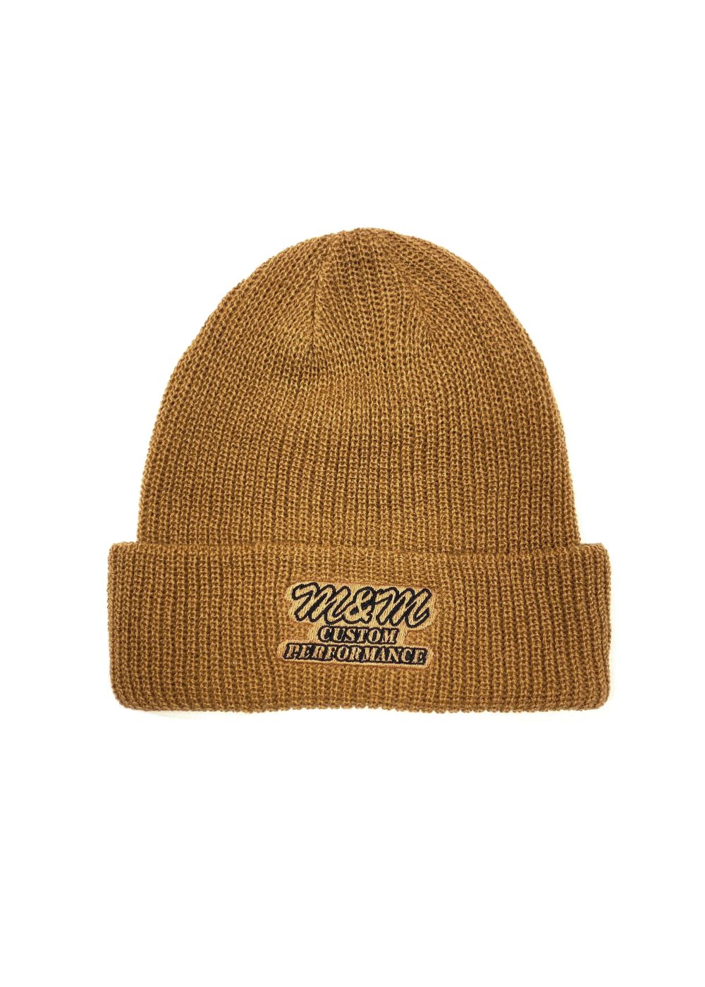 KNIT CAP (COPPER) / ロゴ刺繍 ニットキャップ