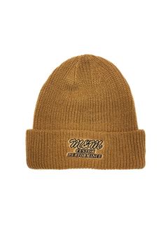 KNIT CAP (COPPER) / ロゴ刺繍 ニットキャップ