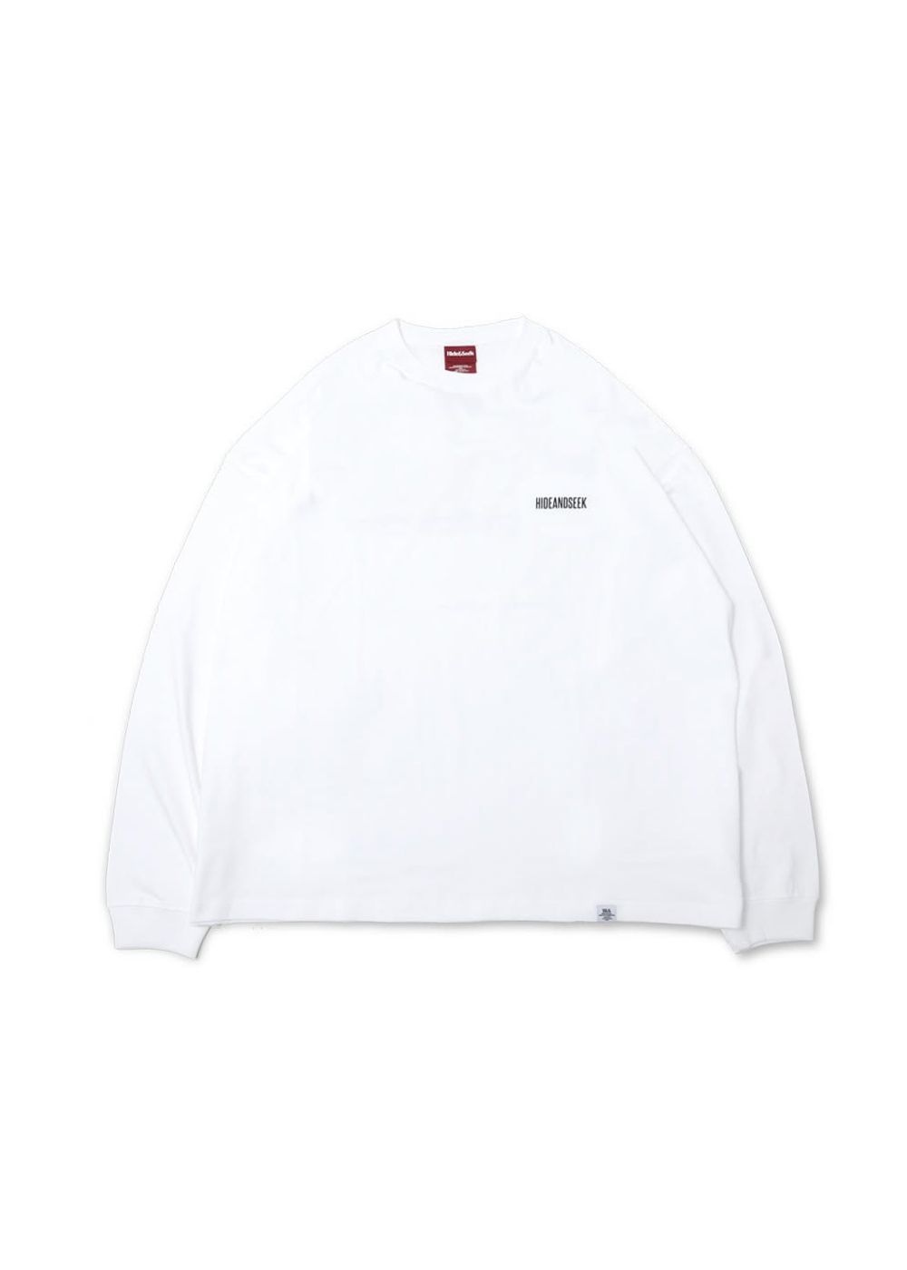 Logo L/S Tee(25ss Back) Big Silhouette (WHITE) / ロゴ プリント ロングスリーブ Tシャツ