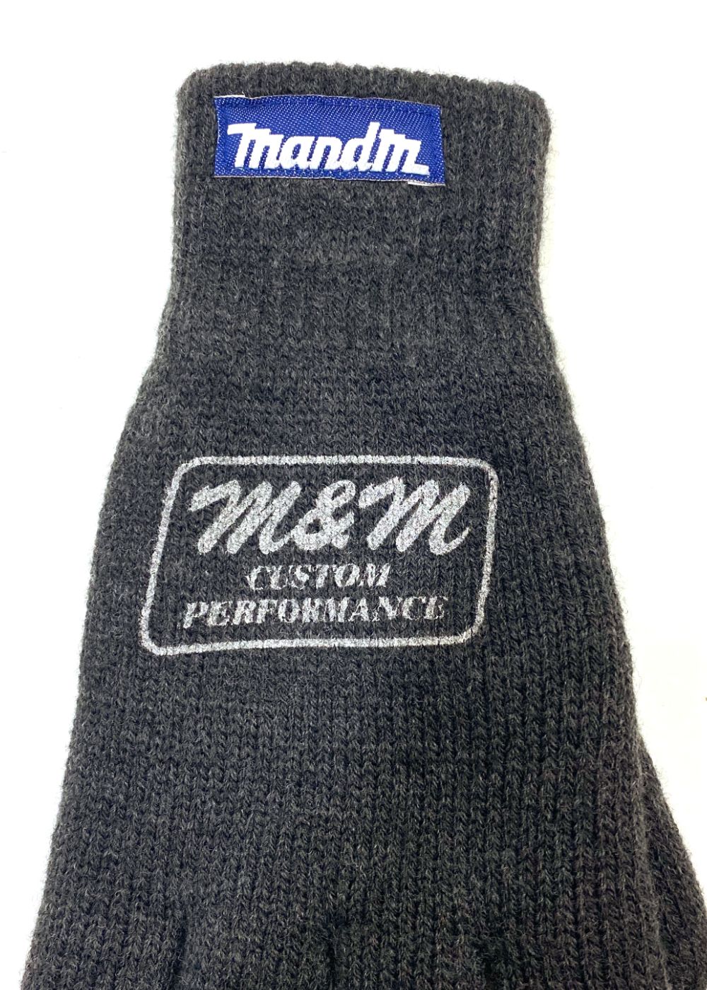 KNITTED GLOVES (CHARCOAL) / ニット グローブ