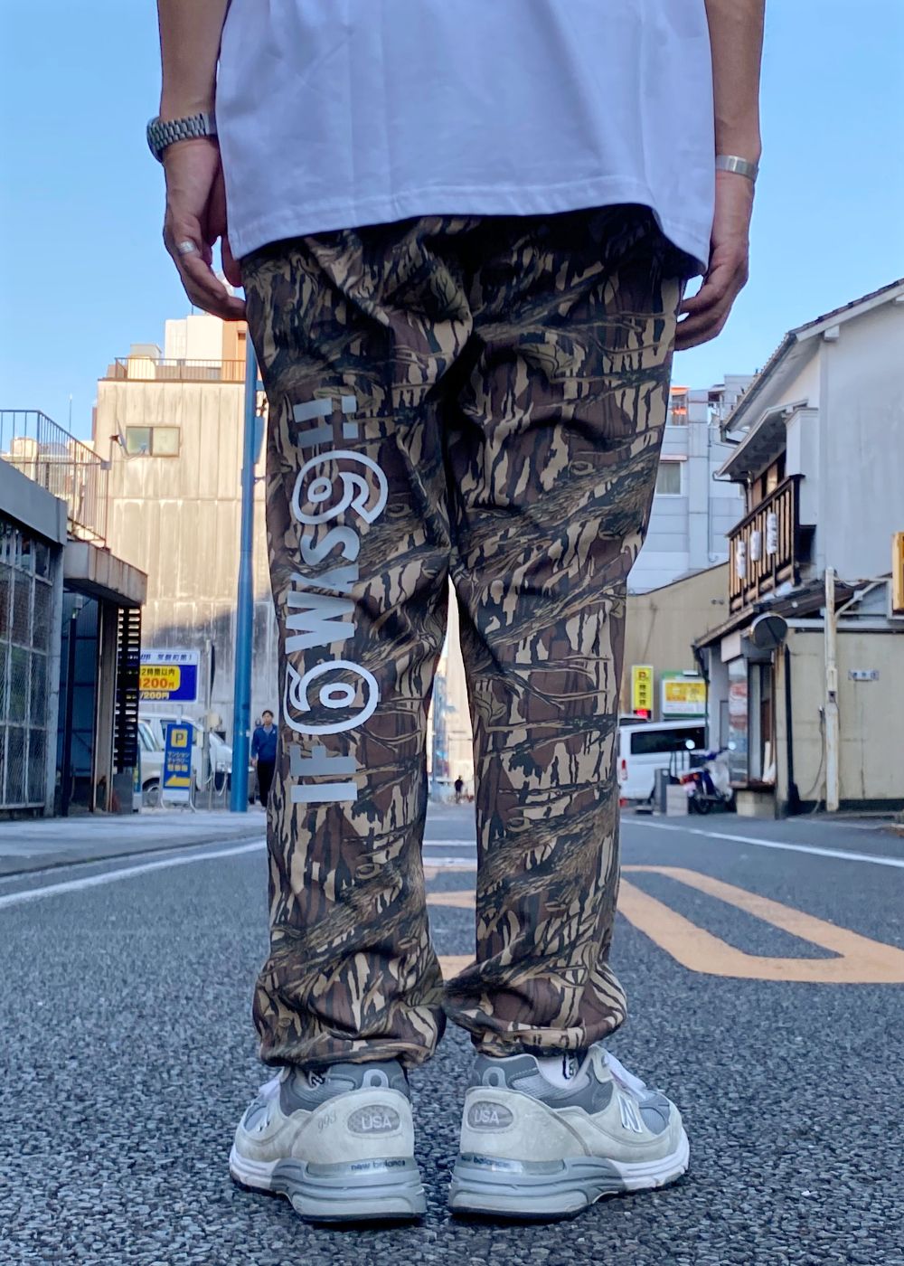 Original Jersey pant (CAMO) / 西浦徹 コラボ イージー パンツ