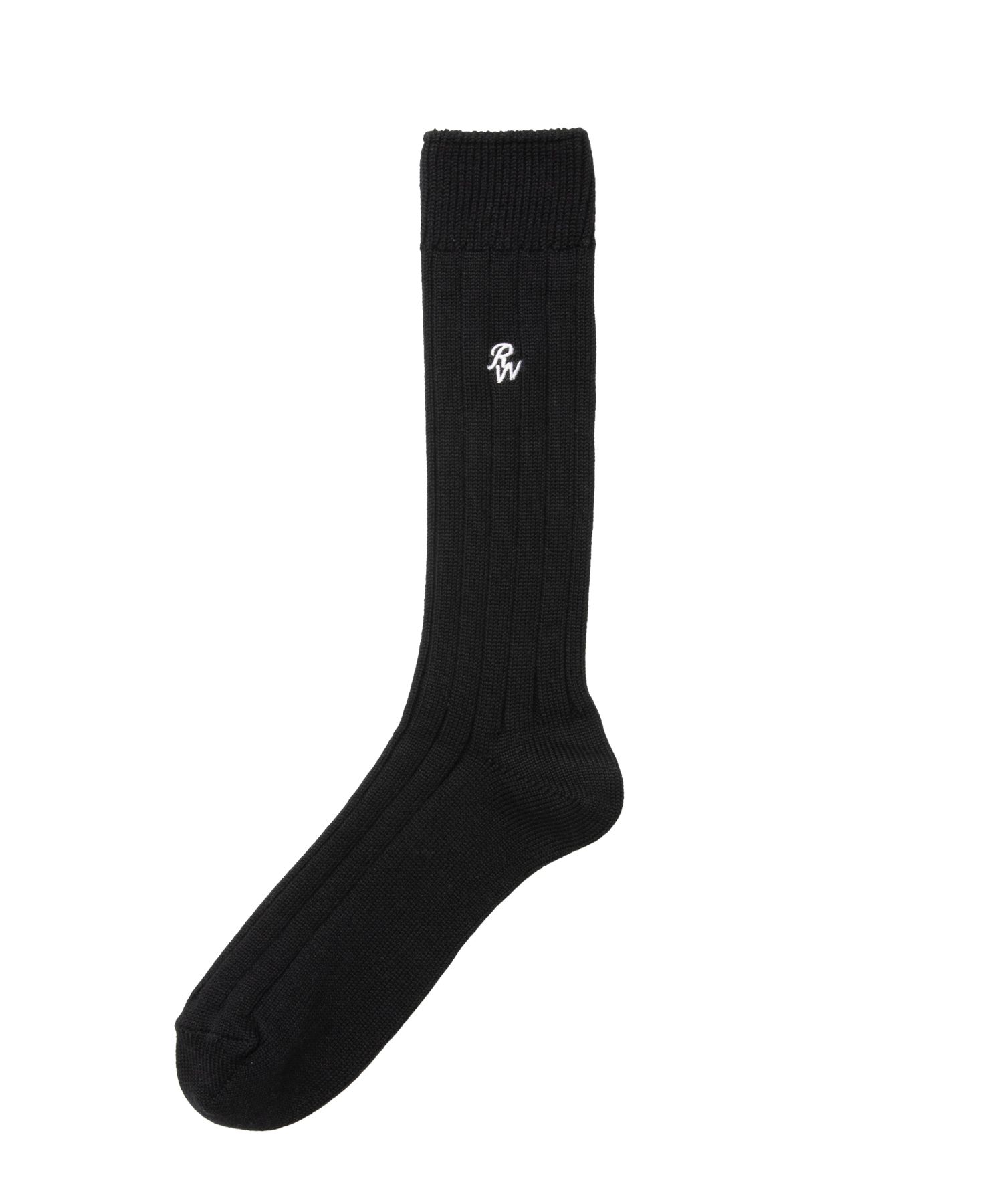 【ラスト1点】R9 PURPLE SOX (BLACK) / ×パープルズ コラボ ジャガードロゴ ソックス