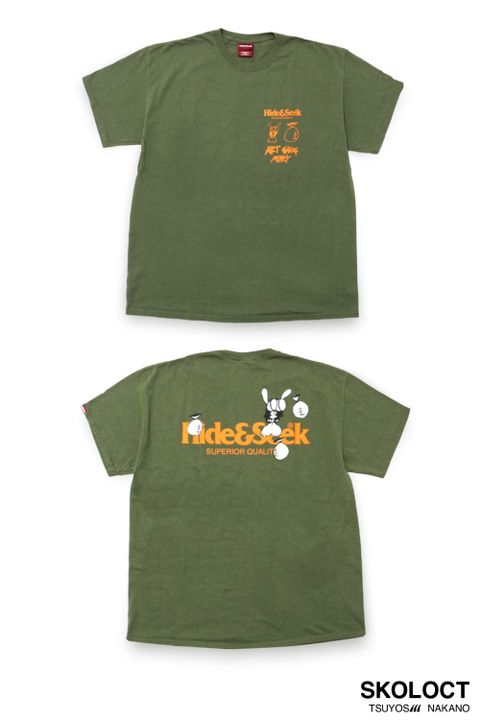 × SKOLOCT S/S Tee-2 (OLIVE DRAB) / スコロクト コラボT